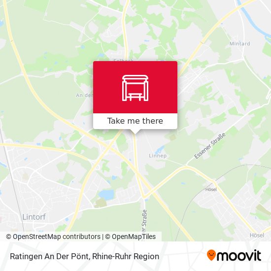 Карта Ratingen An Der Pönt