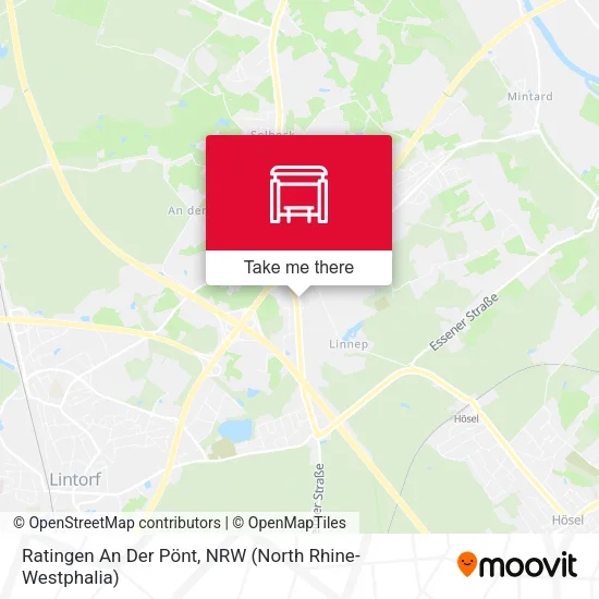 Карта Ratingen An Der Pönt