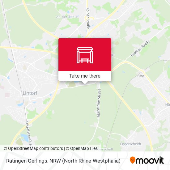 Карта Ratingen Gerlings