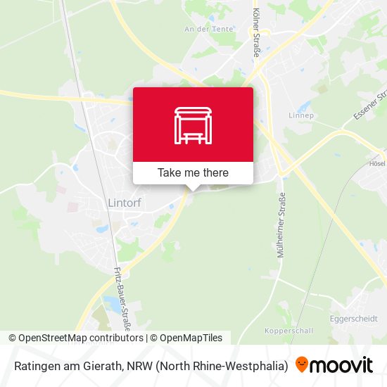 Карта Ratingen am Gierath