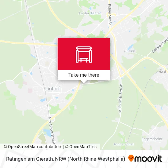 Карта Ratingen am Gierath