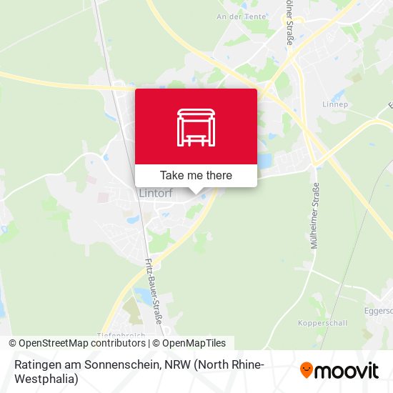 Ratingen am Sonnenschein map