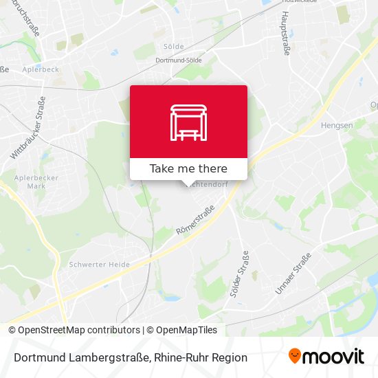 Dortmund Lambergstraße map