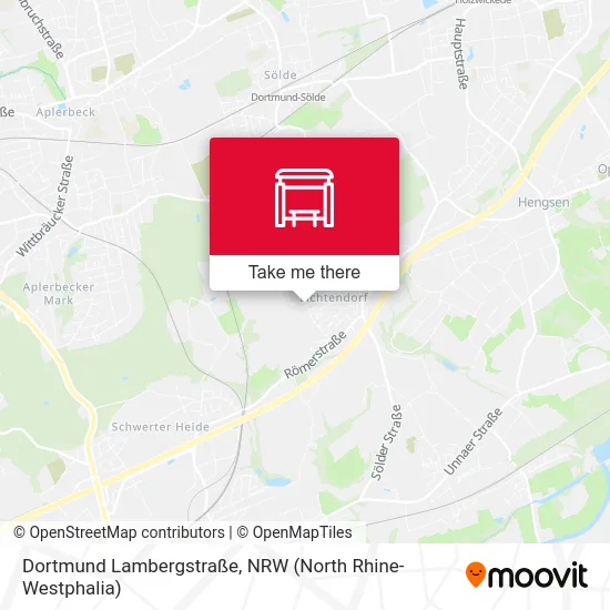 Dortmund Lambergstraße map