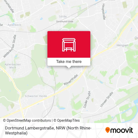 Dortmund Lambergstraße map