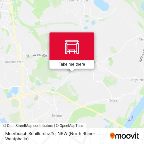 Meerbusch Schillerstraße map