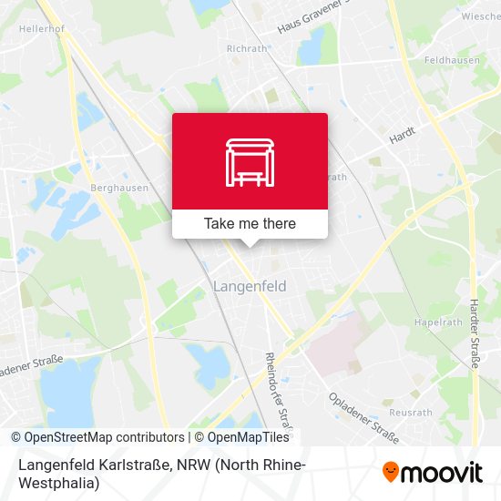 Карта Langenfeld Karlstraße