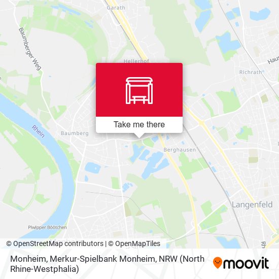 Monheim, Merkur-Spielbank Monheim map