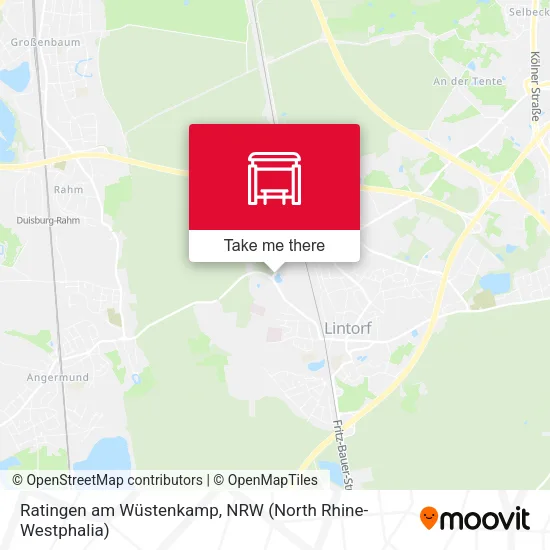 Карта Ratingen am Wüstenkamp