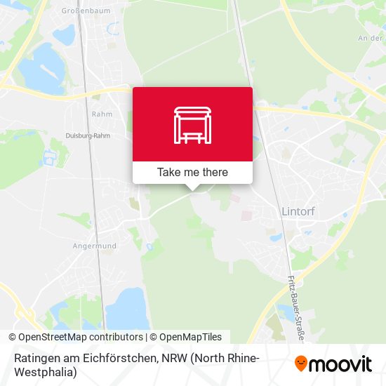 Ratingen am Eichförstchen map