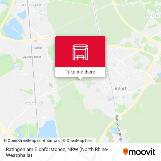 Ratingen am Eichförstchen map