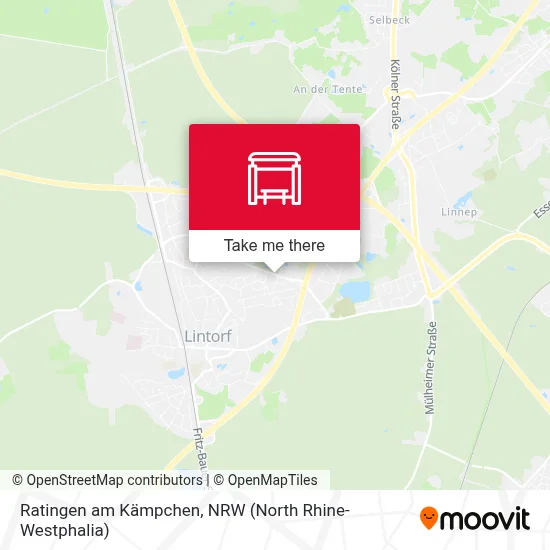 Ratingen am Kämpchen map