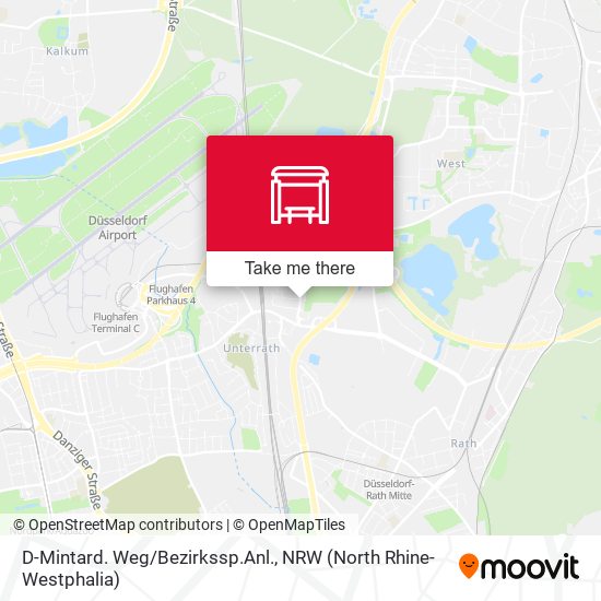 D-Mintard. Weg/Bezirkssp.Anl. map