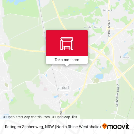 Карта Ratingen Zechenweg