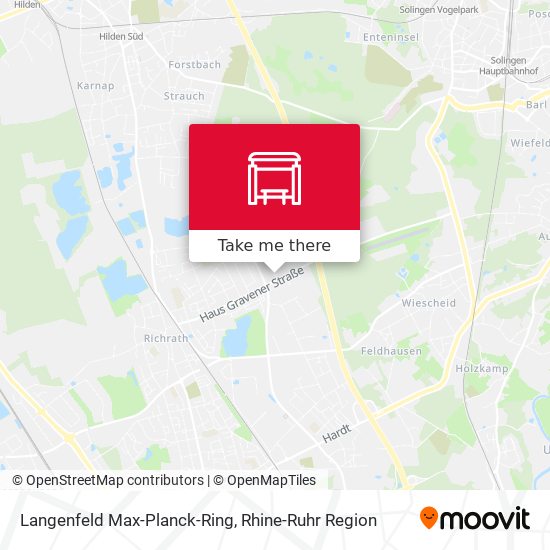 Langenfeld Max-Planck-Ring map