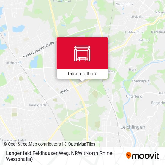 Langenfeld Feldhauser Weg map