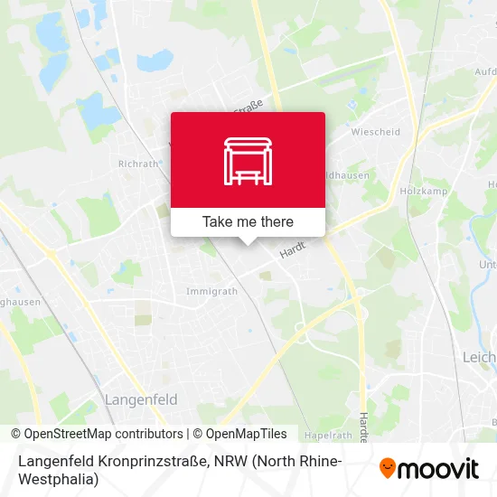 Langenfeld Kronprinzstraße map