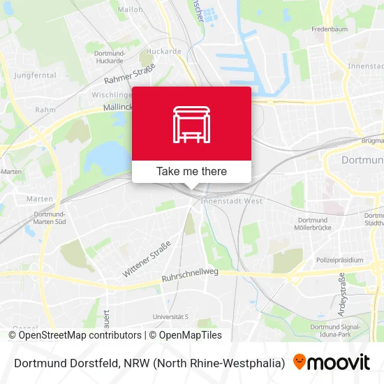 Dortmund Dorstfeld map