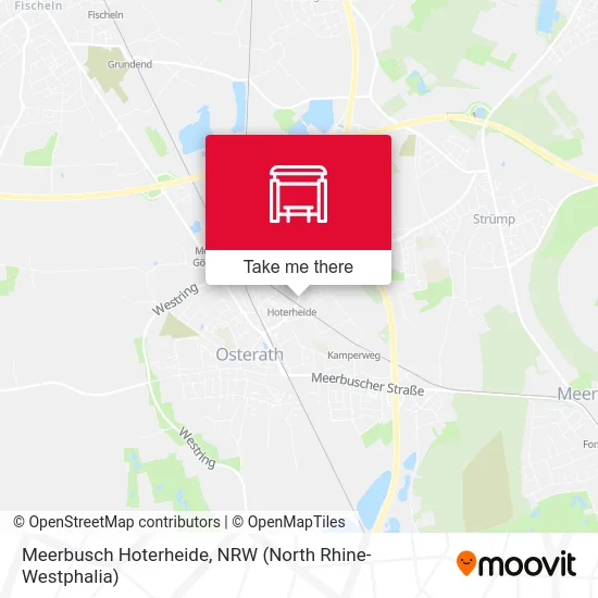 Карта Meerbusch Hoterheide