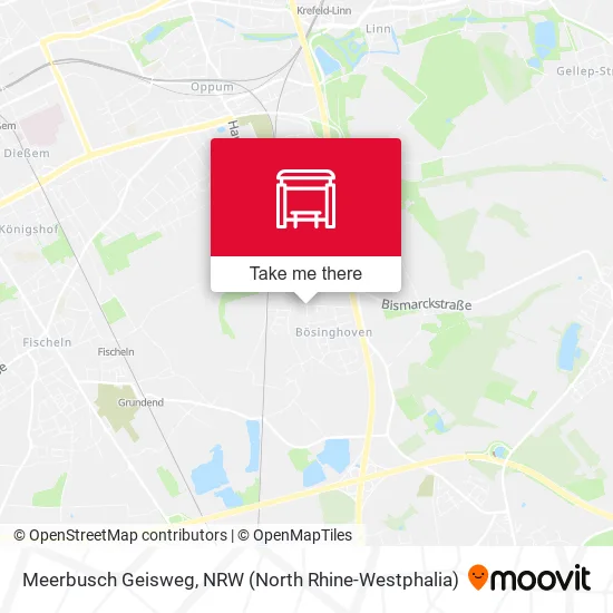 Карта Meerbusch Geisweg