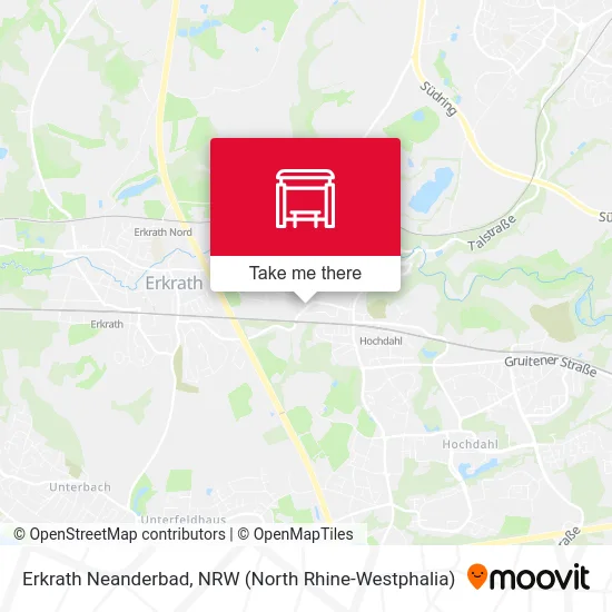 Карта Erkrath Neanderbad