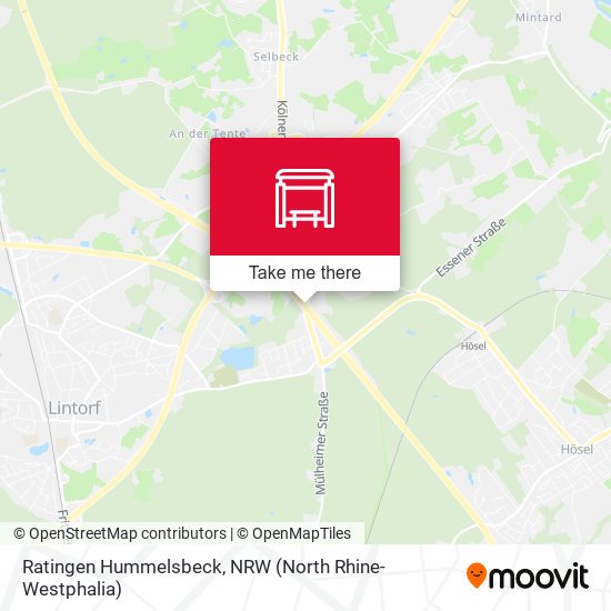 Карта Ratingen Hummelsbeck