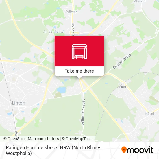 Карта Ratingen Hummelsbeck
