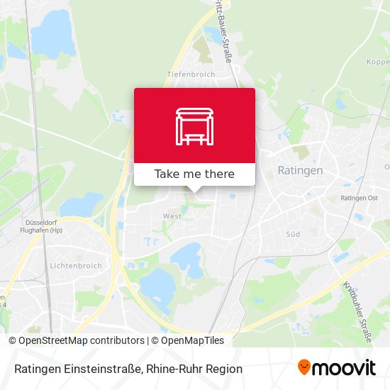 Ratingen Einsteinstraße map