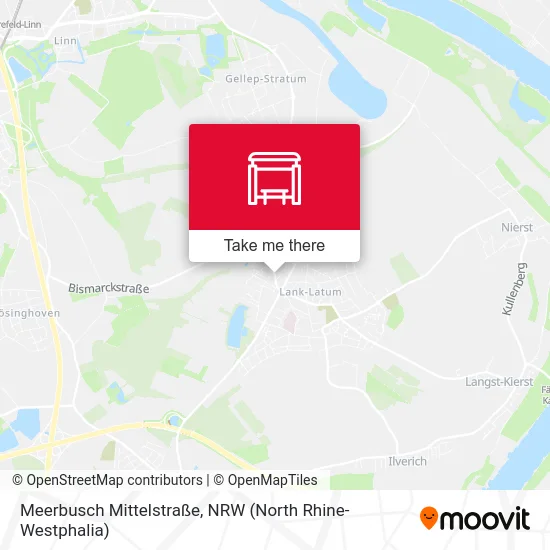 Meerbusch Mittelstraße map