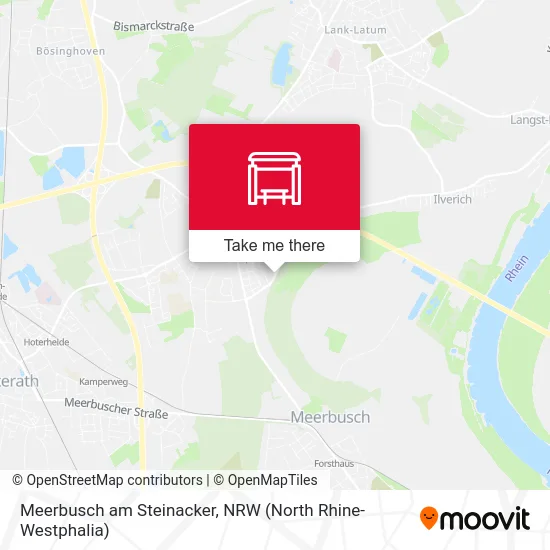 Карта Meerbusch am Steinacker