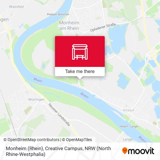 Monheim (Rhein), Creative Campus map