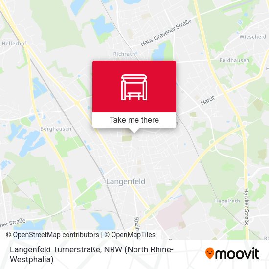 Langenfeld Turnerstraße map