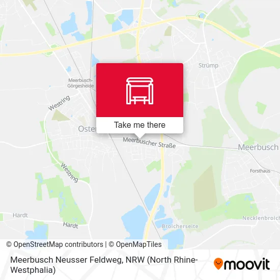 Карта Meerbusch Neusser Feldweg