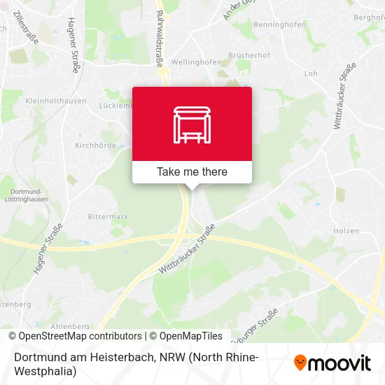 Карта Dortmund am Heisterbach