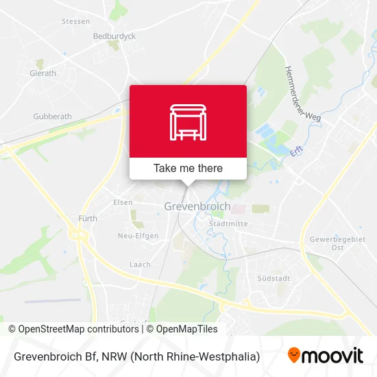 Карта Grevenbroich Bf