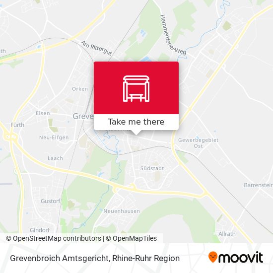 Grevenbroich Amtsgericht map
