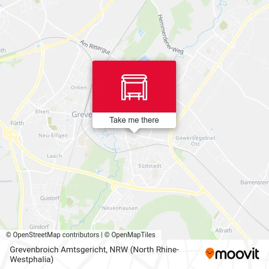 Карта Grevenbroich Amtsgericht
