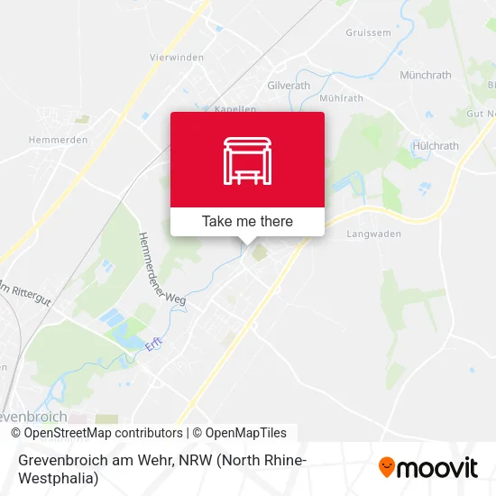 Карта Grevenbroich am Wehr
