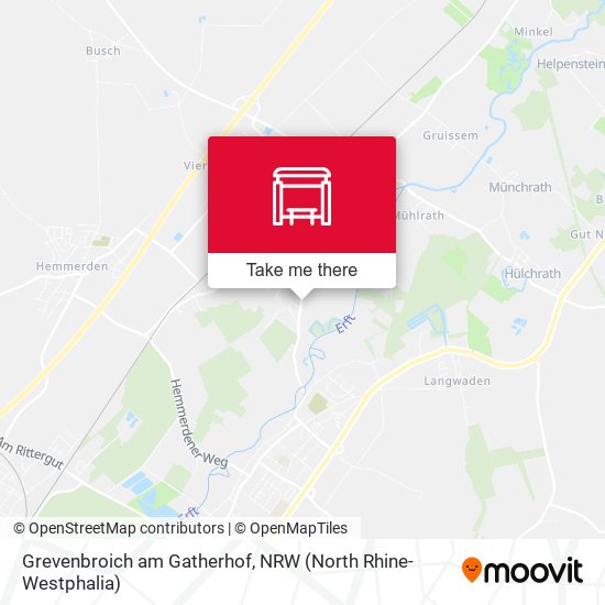 Grevenbroich am Gatherhof map