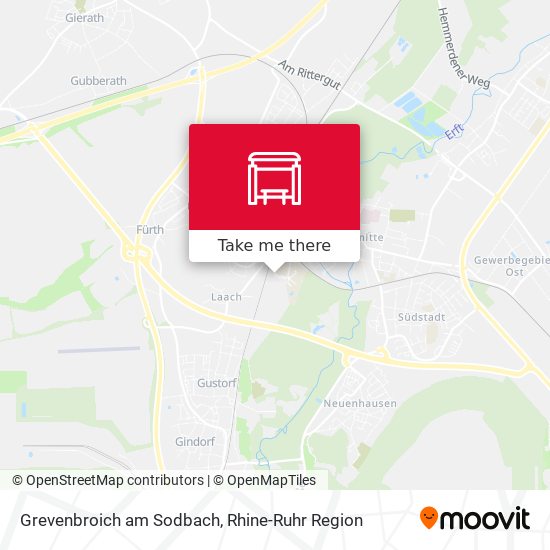Grevenbroich am Sodbach map