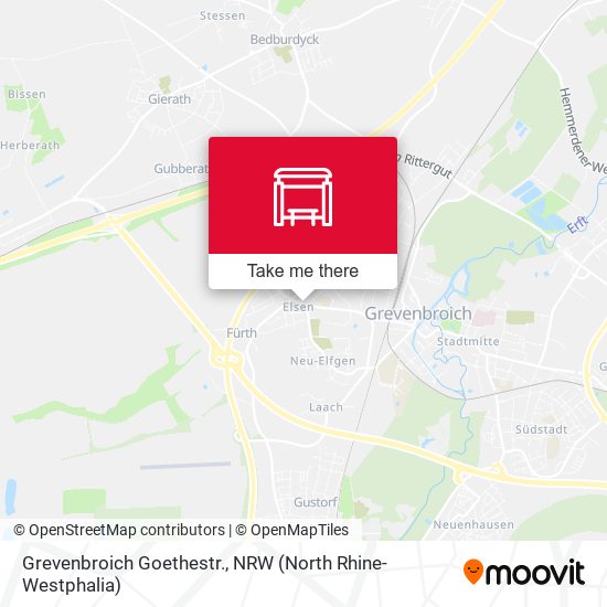 Grevenbroich Goethestr. map