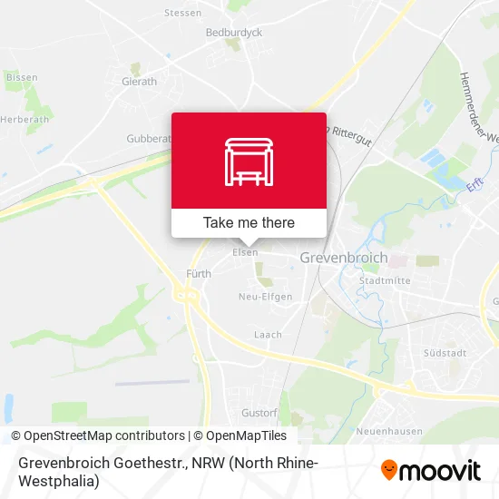 Grevenbroich Goethestr. map
