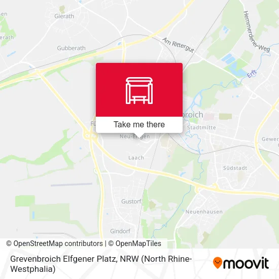 Карта Grevenbroich Elfgener Platz