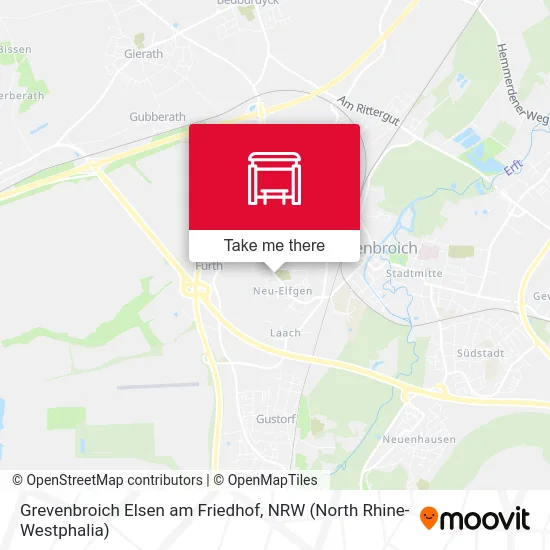 Карта Grevenbroich Elsen am Friedhof