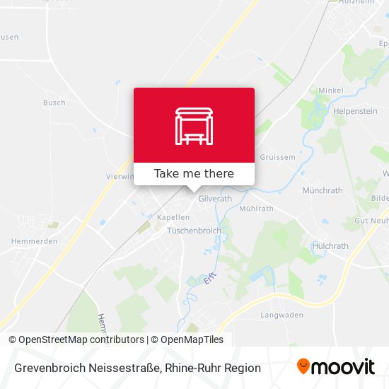 Grevenbroich Neissestraße map