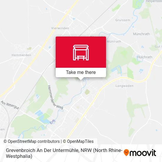 Карта Grevenbroich An Der Untermühle