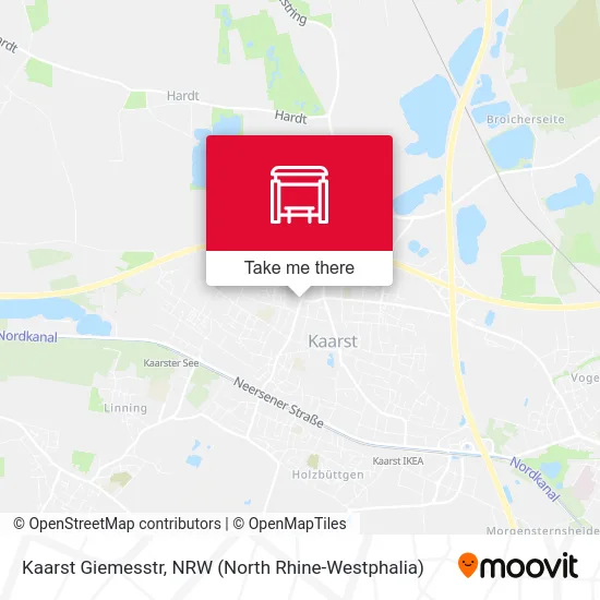 Карта Kaarst Giemesstr