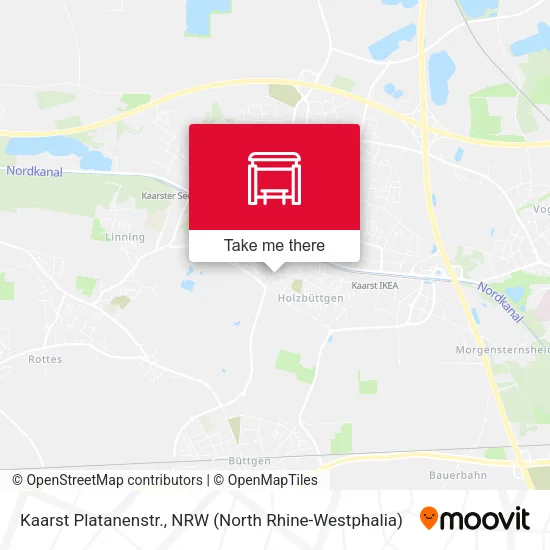 Карта Kaarst Platanenstr.