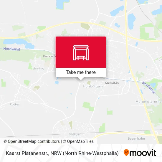 Карта Kaarst Platanenstr.