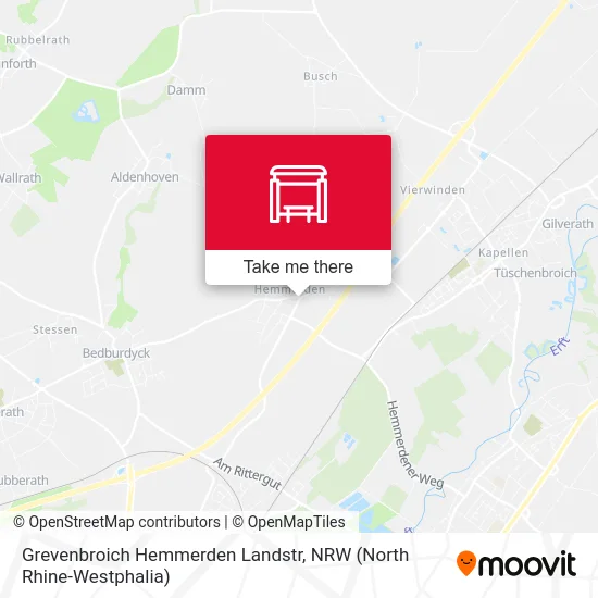 Карта Grevenbroich Hemmerden Landstr